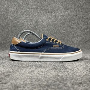 Vans Off The Wall ERA 59 Mens Size 9.5 Blue Canvas Casual Skate Shoes Used
